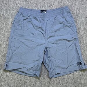 The North Face FlashDry Shorts Mens S Gray Nylon Hiking Active Outdoor 8"